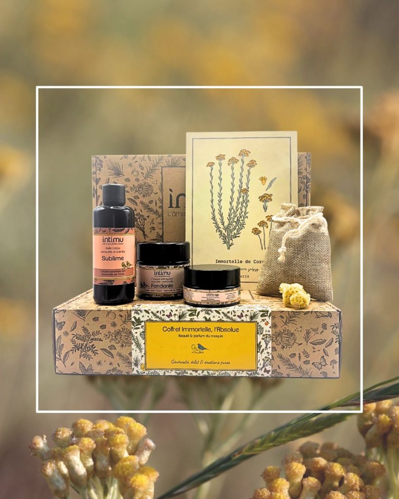 Coffret Intimu avec fleurs d’immortelle