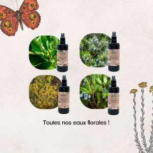 eau florale peau acné