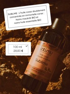 huile naturelle anti-âge à l’immortelle