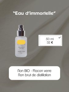 soin naturel anti-âge à l’immortelle