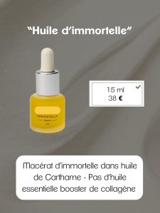 soin naturel anti-âge à l’immortelle