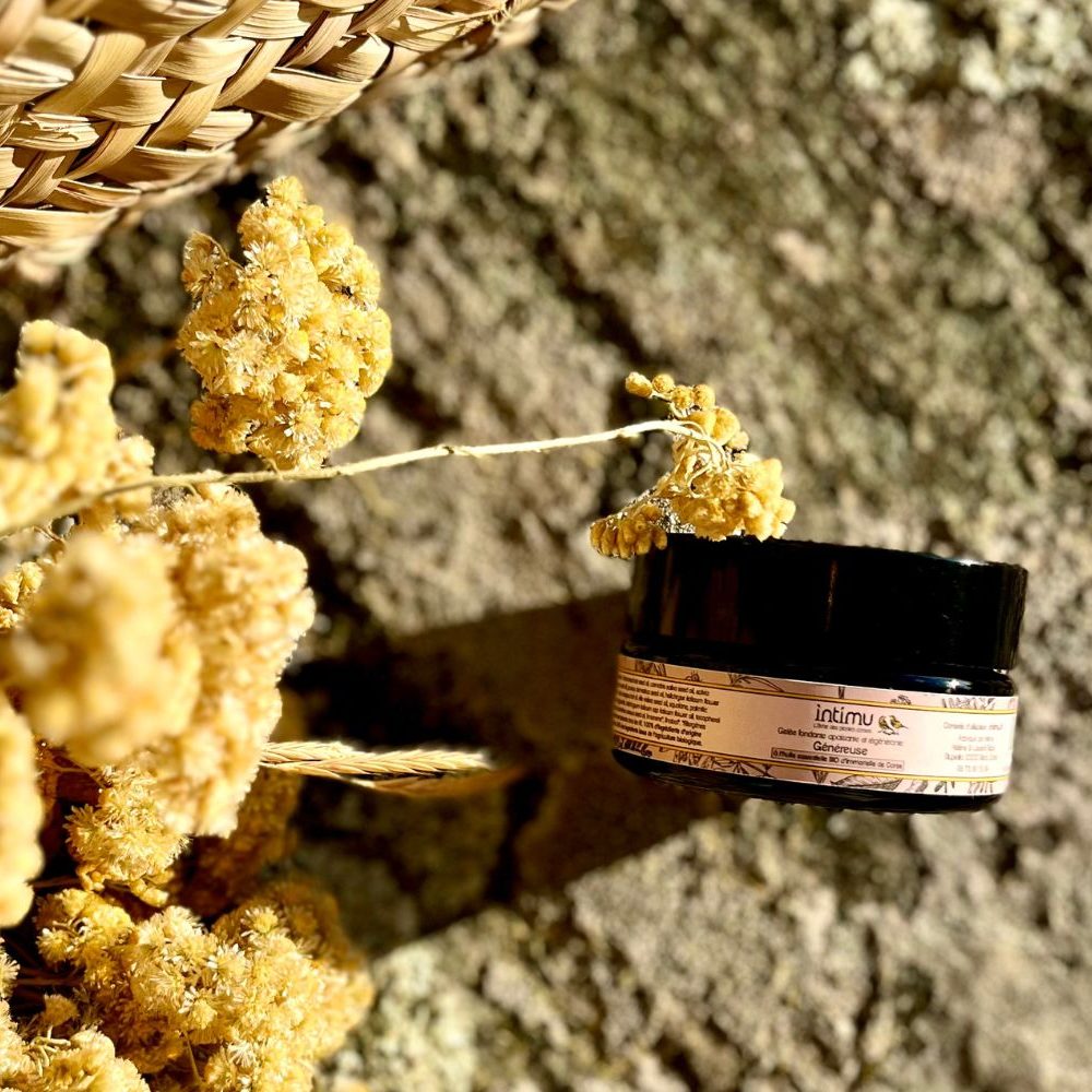gelée visage régénérante à l'immortelle de corse Intimu