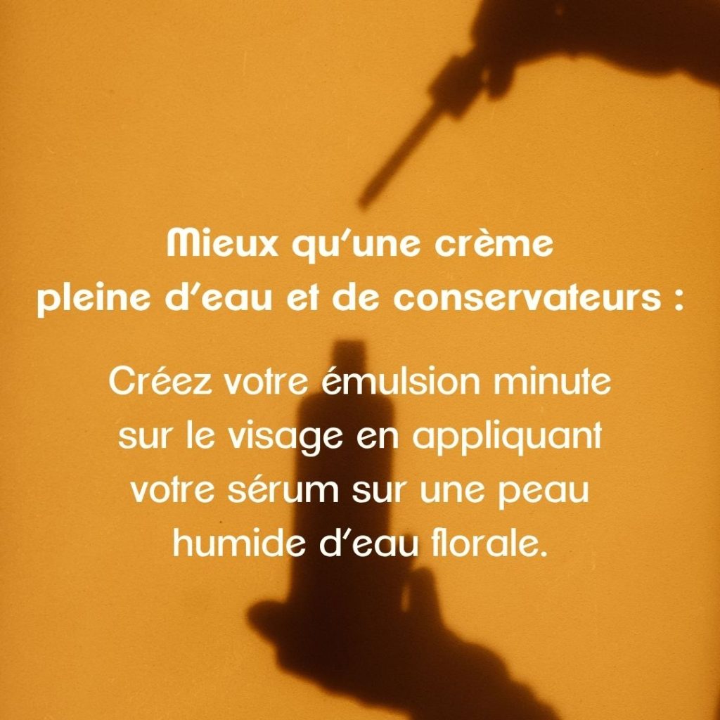 routine visage printemps avec eau florale de romarin et sérum