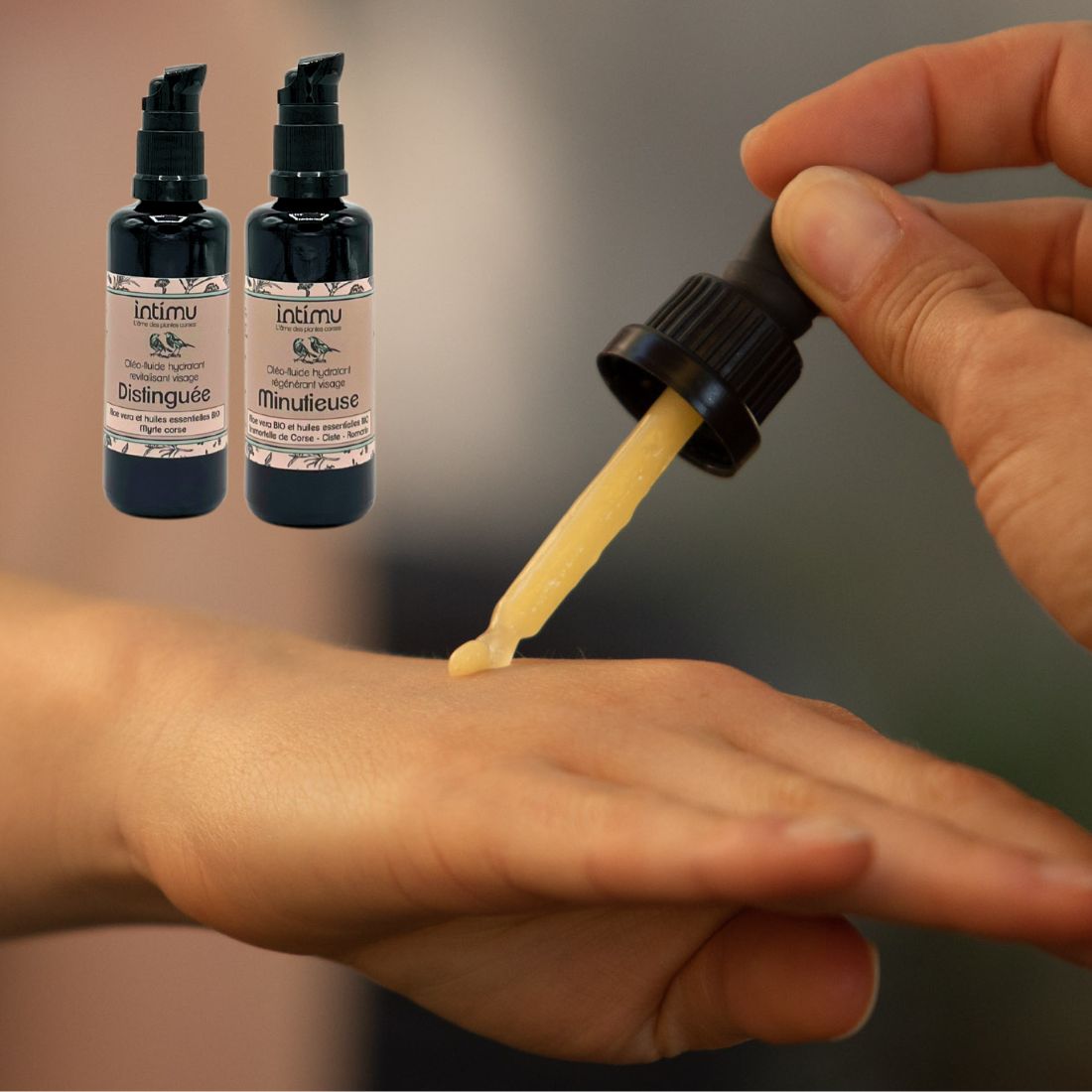 routine-peau-deshydratee-oleofluide-intimu Routine peau déshydratée naturelle hydratation Intimu