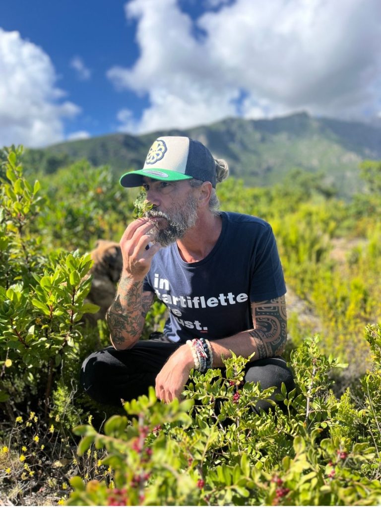 Laurent respire de la nepita, sa madeleine de Proust olfactive