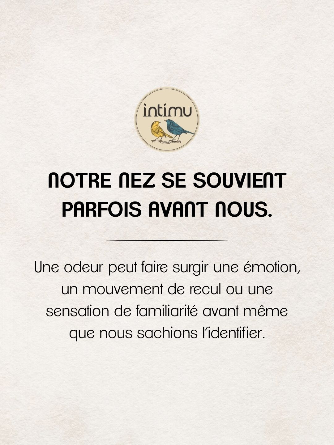 Notre nez se souvient parfois avant nous : une odeur peut réveiller une émotion avant d’être identifiée