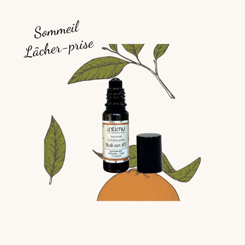 Roll-on Sommeil et Lâcher-prise aux huiles essentielles BIO Intimu