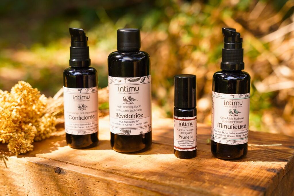Soins visage à l’immortelle de Corse Intimu
